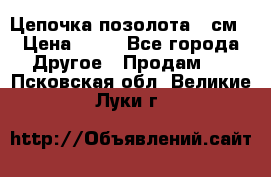 Цепочка позолота 50см › Цена ­ 50 - Все города Другое » Продам   . Псковская обл.,Великие Луки г.